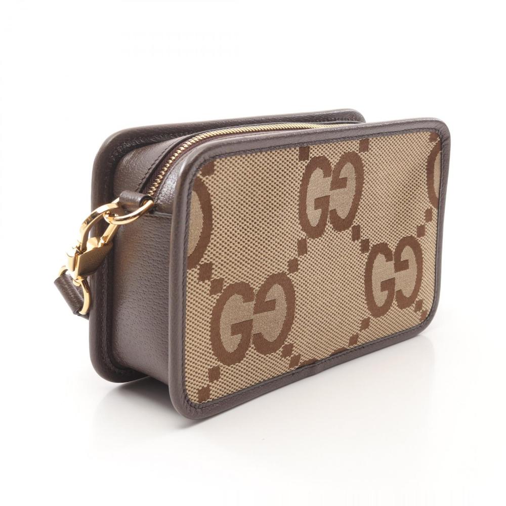 Beige Canvas Gucci Crossbody Bag