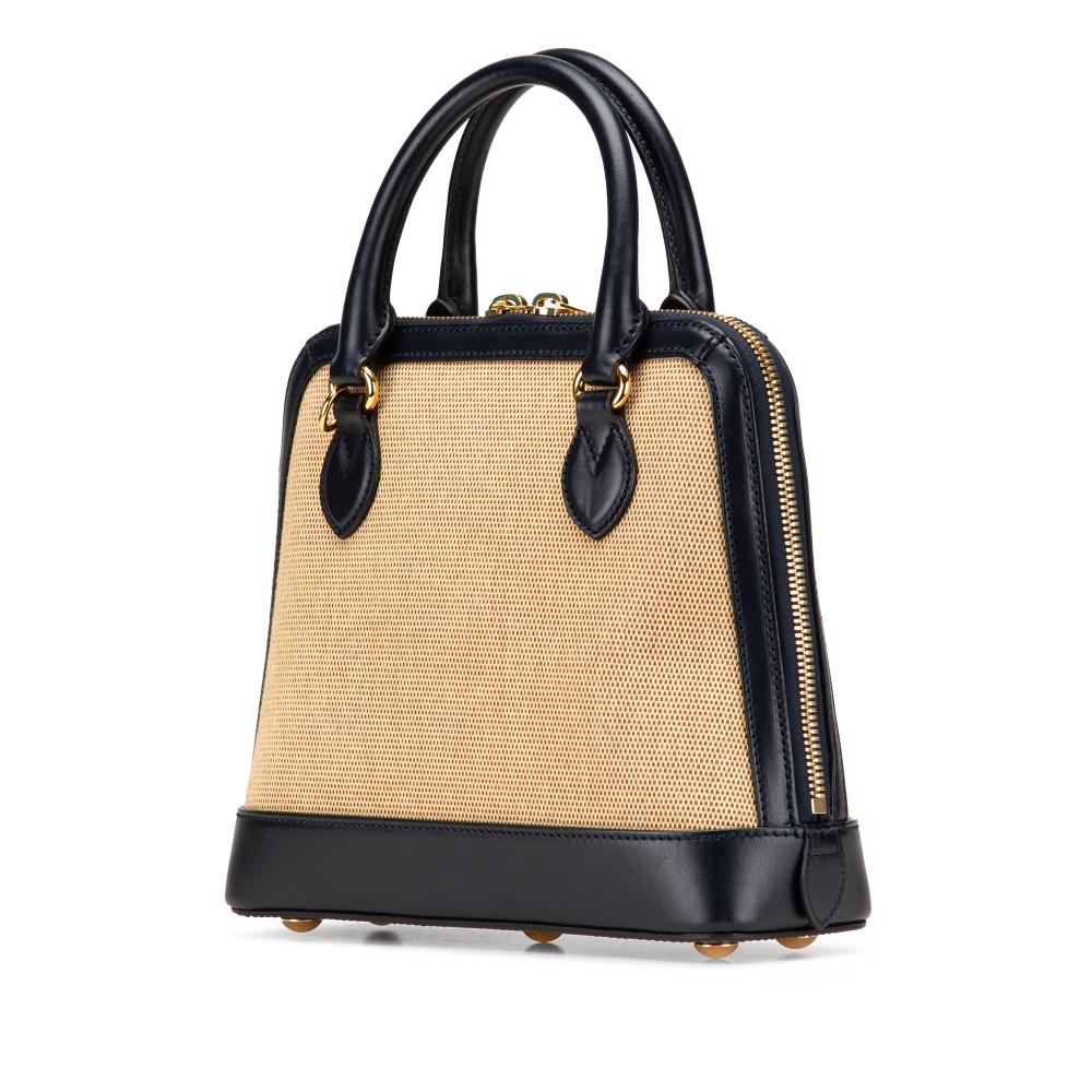 Beige Canvas Gucci Handbag