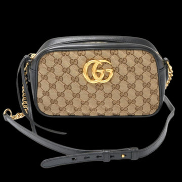 Beige Canvas Gucci Marmont