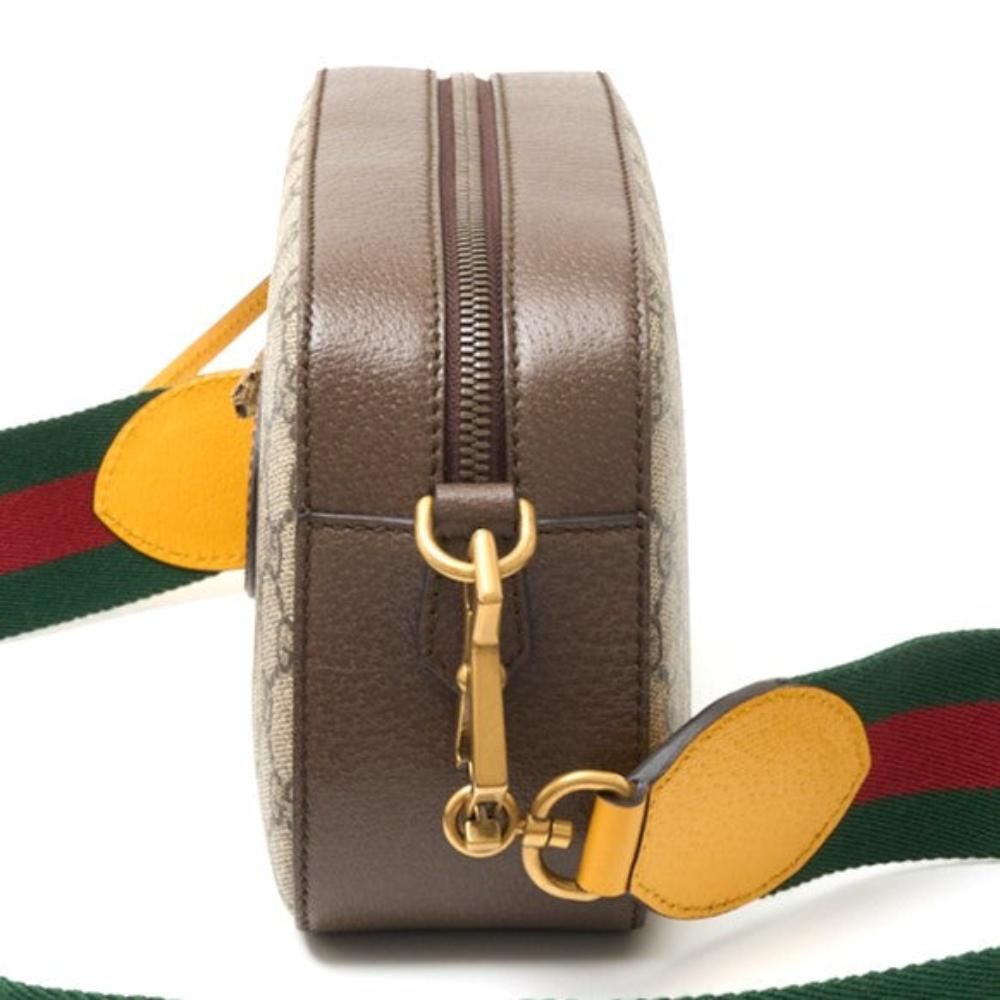 Beige Canvas Gucci Messenger Bag