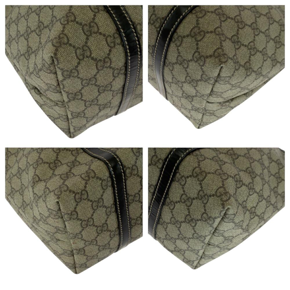 Beige Canvas Gucci Shoulder Bag