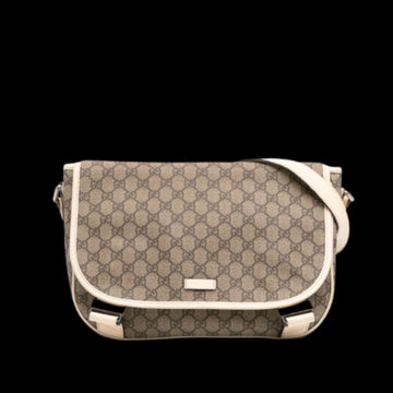Beige Fabric Gucci Crossbody Bag