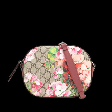 Beige Fabric Gucci Crossbody Bag