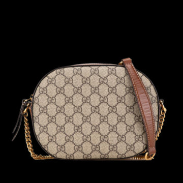 Beige Fabric Gucci Crossbody Bag