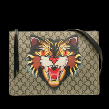 Beige Fabric Gucci Crossbody Bag