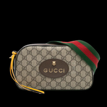 Beige Fabric Gucci Crossbody Bag