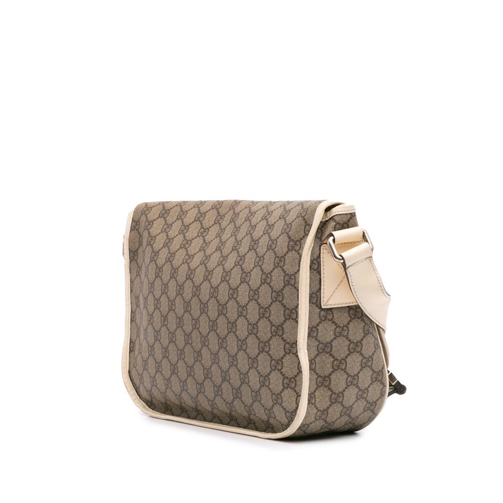 Beige Fabric Gucci Crossbody Bag