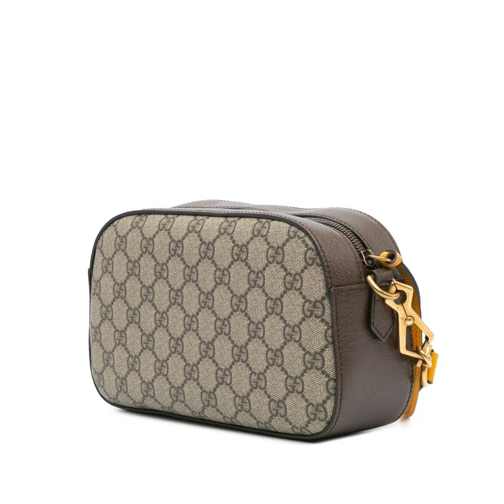 Beige Fabric Gucci Crossbody Bag