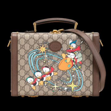 Beige Fabric Gucci Handbag
