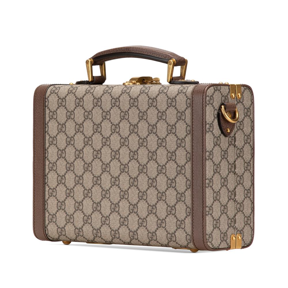 Beige Fabric Gucci Handbag
