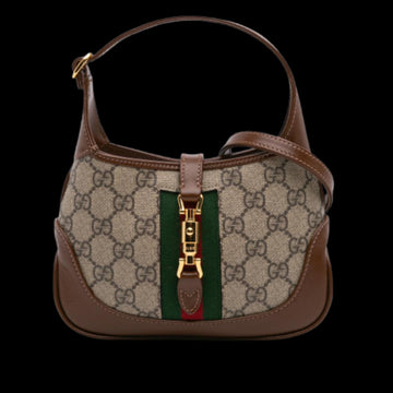 Beige Fabric Gucci Jackie