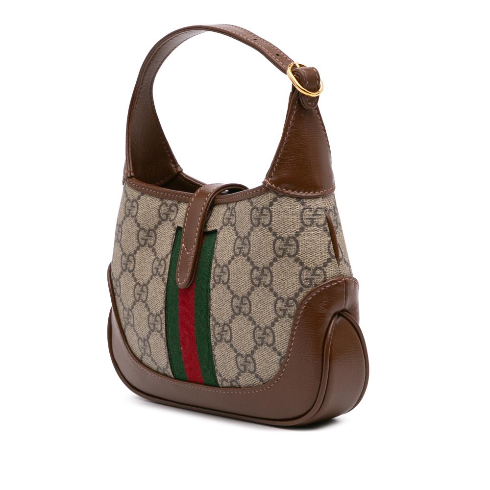 Beige Fabric Gucci Jackie