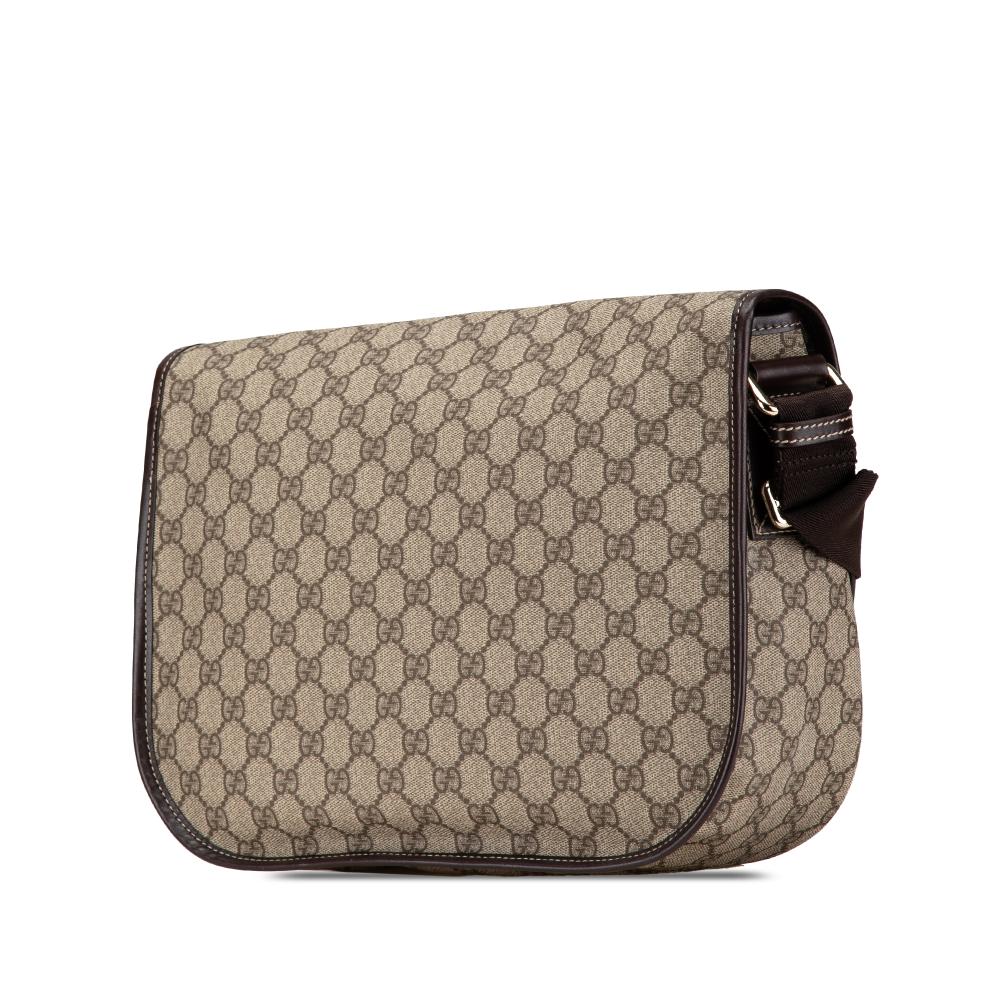 Beige Fabric Gucci Messenger Bag