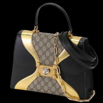 Beige Leather Gucci Handbag