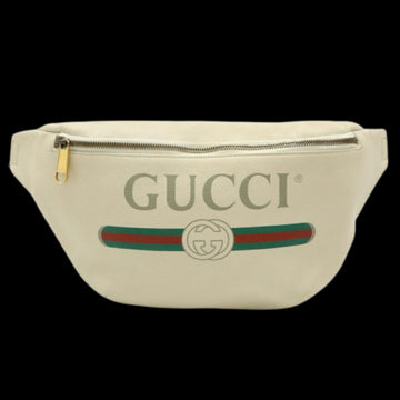 Beige Leather Gucci Belt Bag