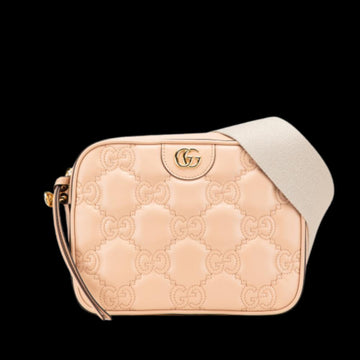 Beige Leather Gucci Crossbody Bag