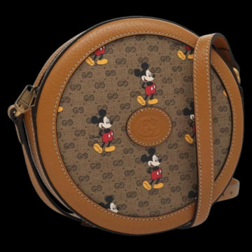 Beige Leather Gucci Crossbody Bag