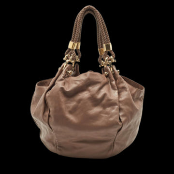Beige Leather Gucci Handbag