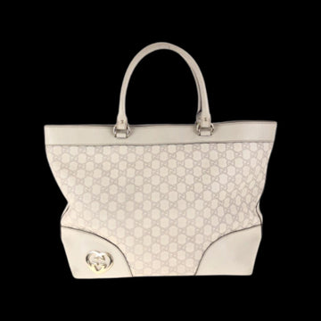 Beige Leather Gucci Shoulder Bag