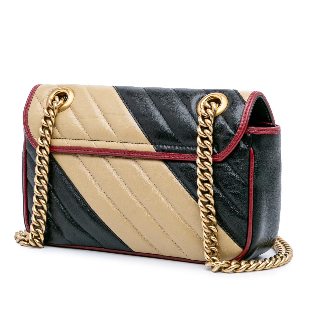 Beige Leather Gucci Marmont