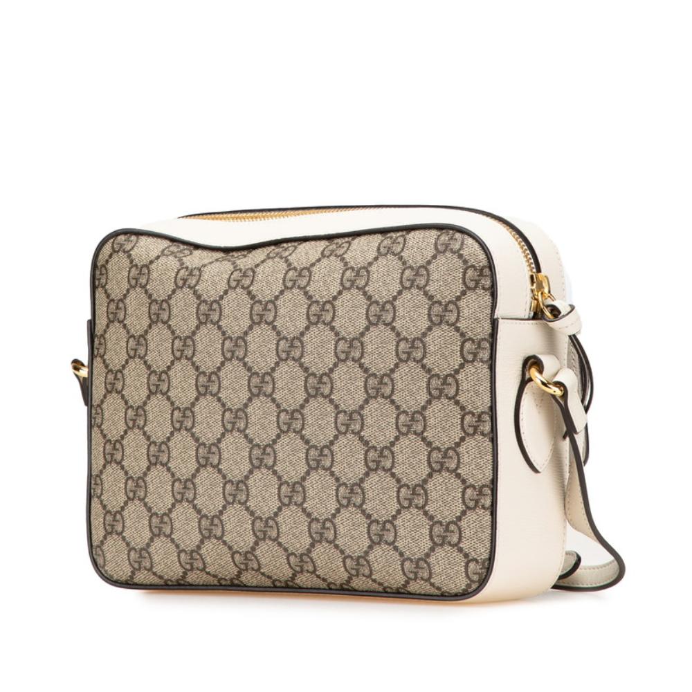 Beige Leather Gucci Shoulder Bag