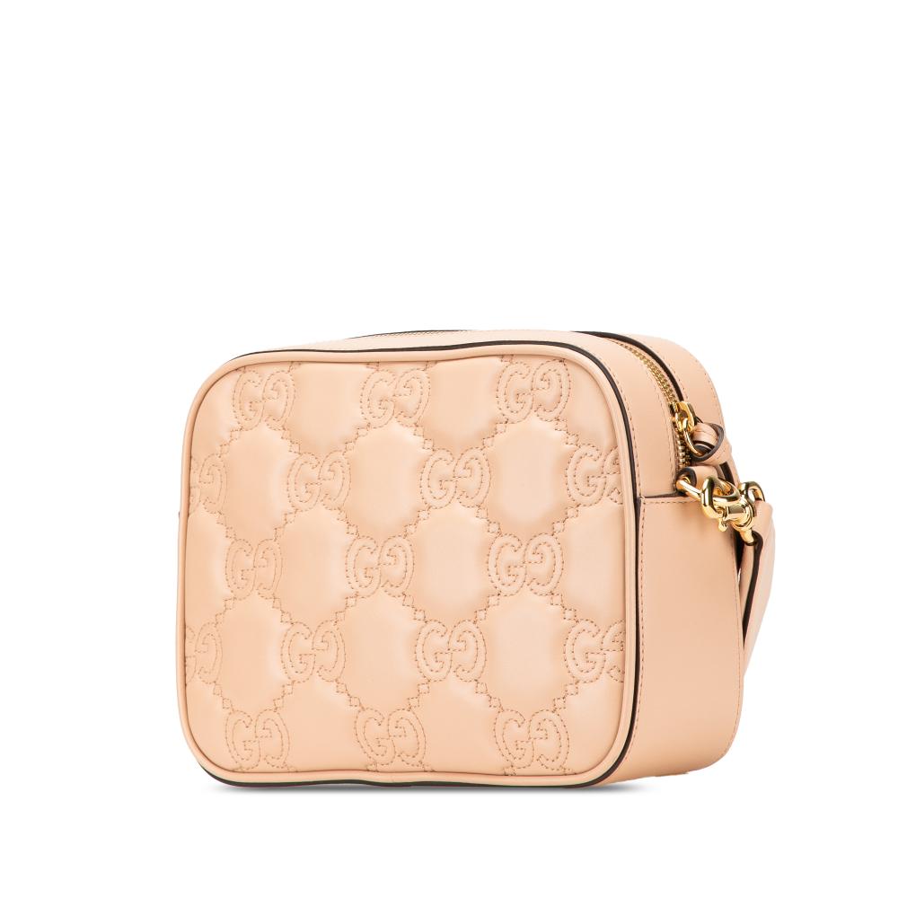 Beige Leather Gucci Crossbody Bag