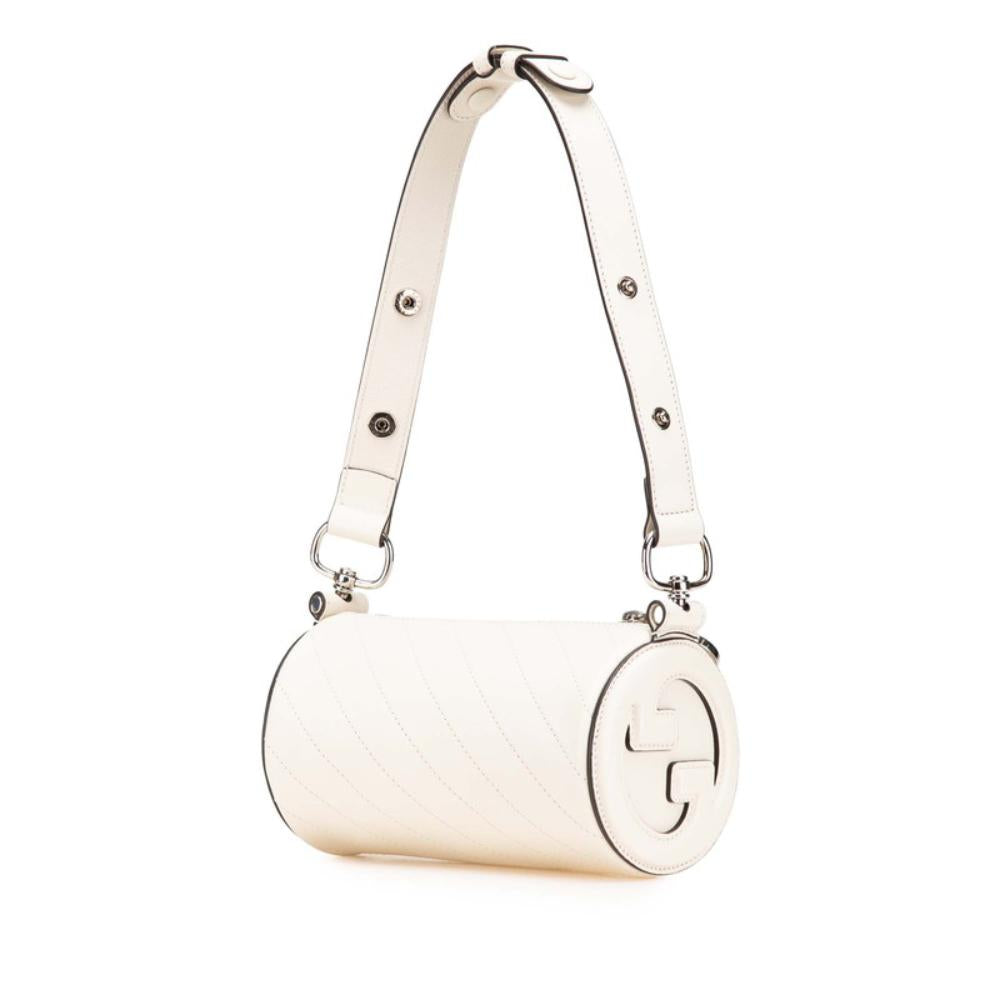 Beige Leather Gucci Shoulder Bag