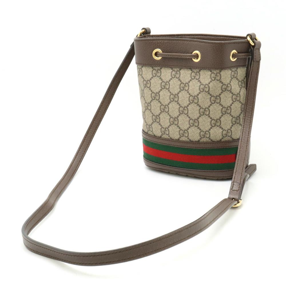 Beige Leather Gucci Ophidia