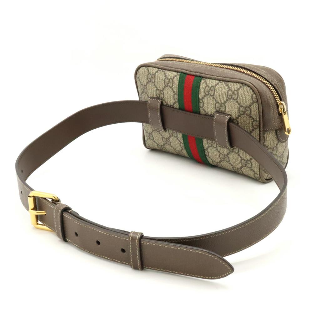 Beige Leather Gucci Belt Bag