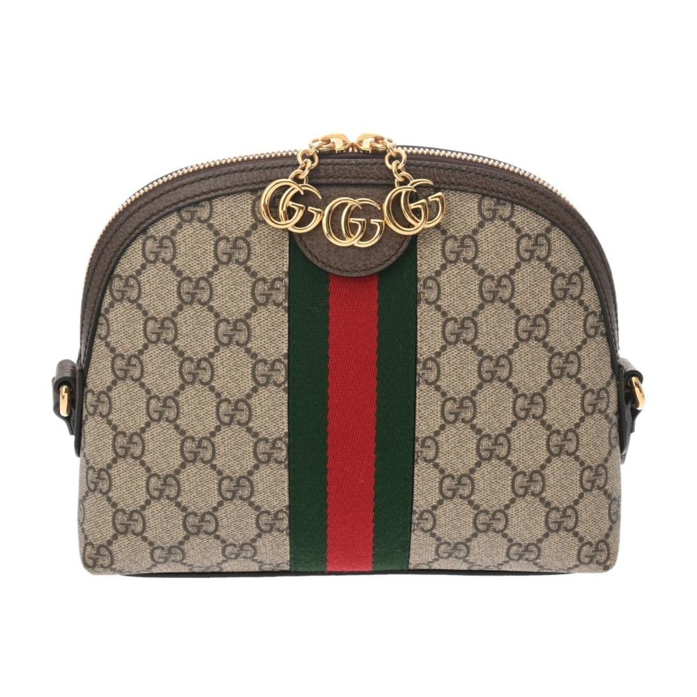 Beige Plastic Gucci Shoulder Bag
