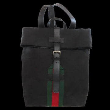 Black Canvas Gucci Backpack