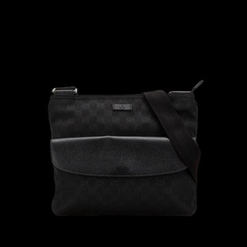 Black Canvas Gucci Crossbody Bag