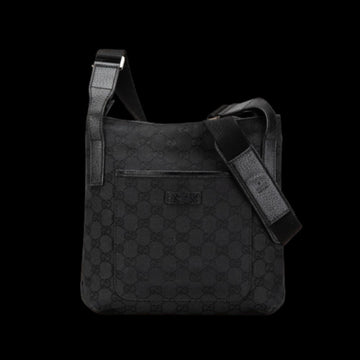 Black Canvas Gucci Crossbody Bag