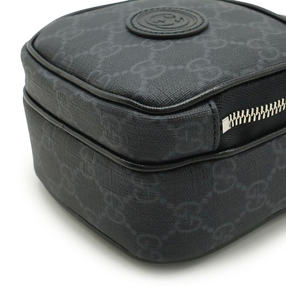 Black Canvas Gucci Crossbody Bag