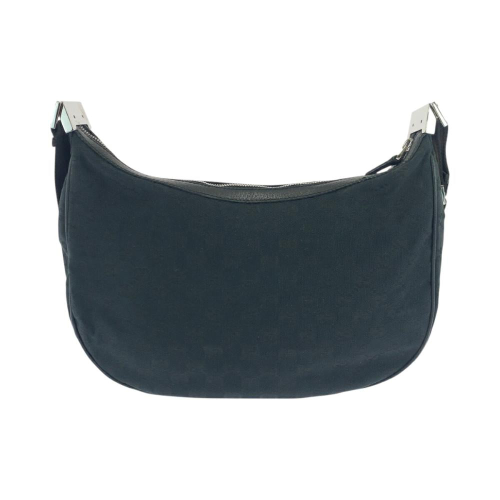 Black Canvas Gucci Shoulder Bag