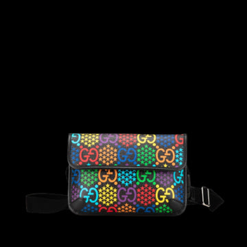 Black Fabric Gucci Belt Bag