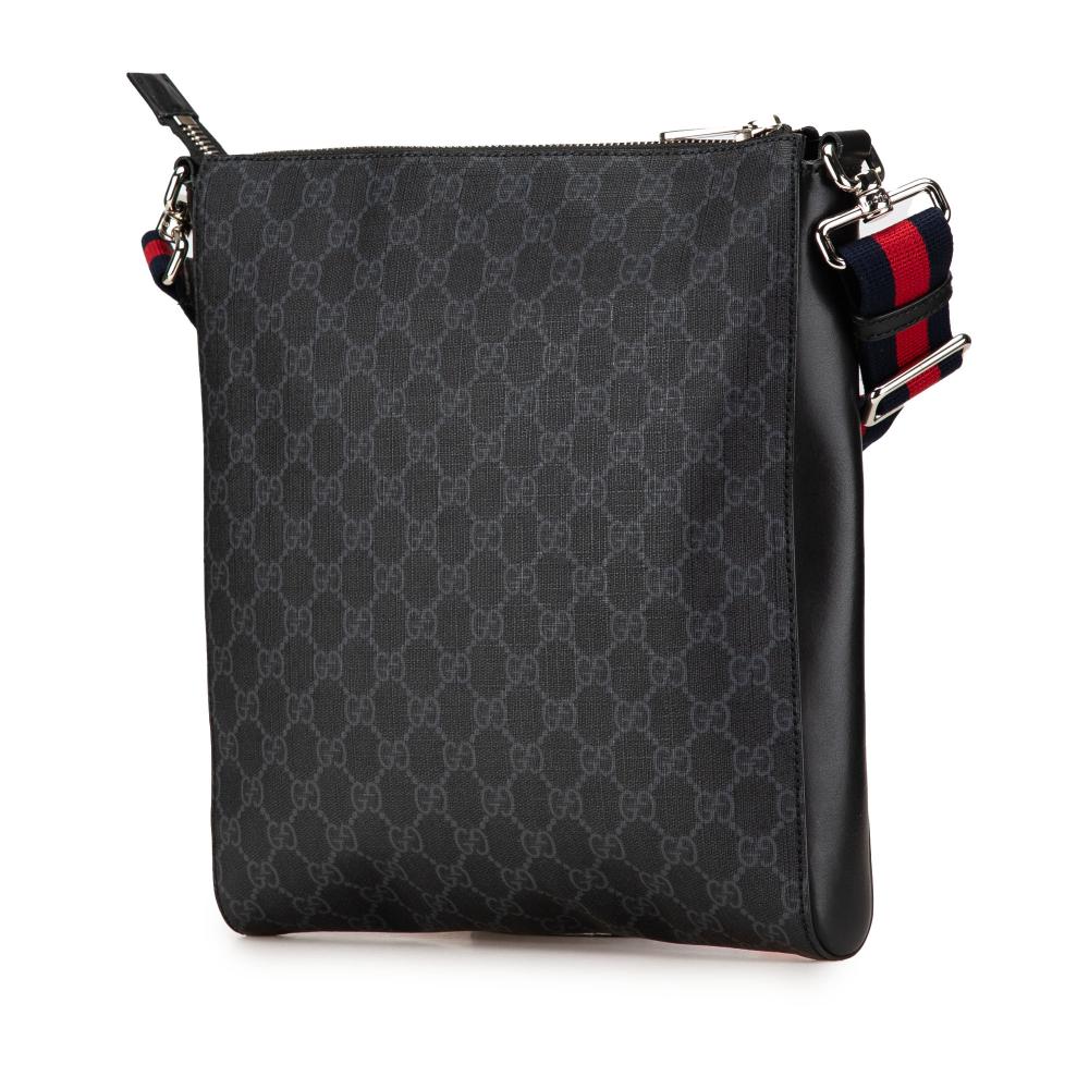 Black Fabric Gucci Crossbody Bag