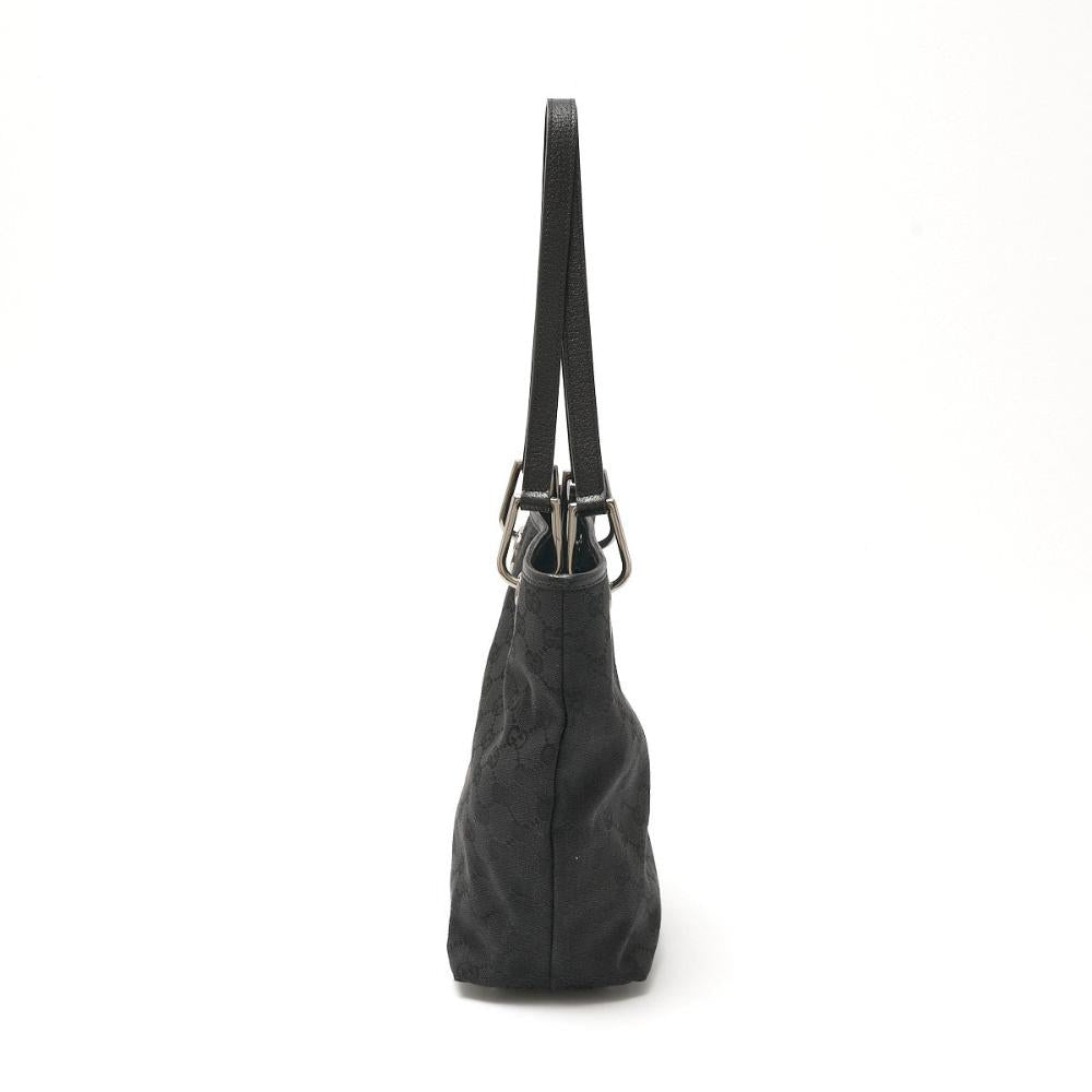 Black Fabric Gucci Shoulder Bag