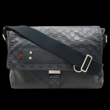 Black Leather Gucci Shoulder Bag