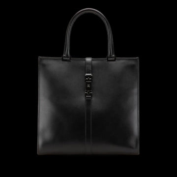 Black Leather Gucci Jackie