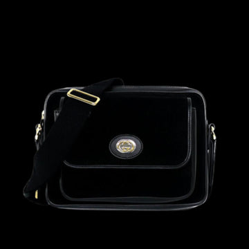 Black Leather Gucci Crossbody Bag