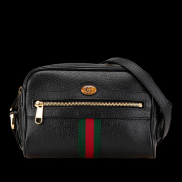 Black Leather Gucci Ophidia