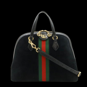 Black Leather Gucci Ophidia