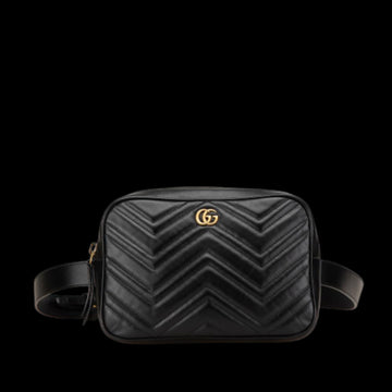 Black Leather Gucci Marmont