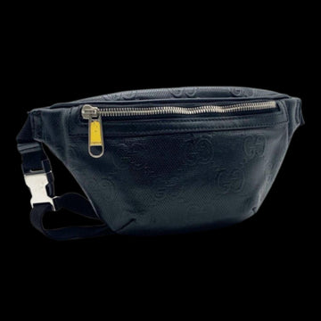 Black Leather Gucci Belt Bag