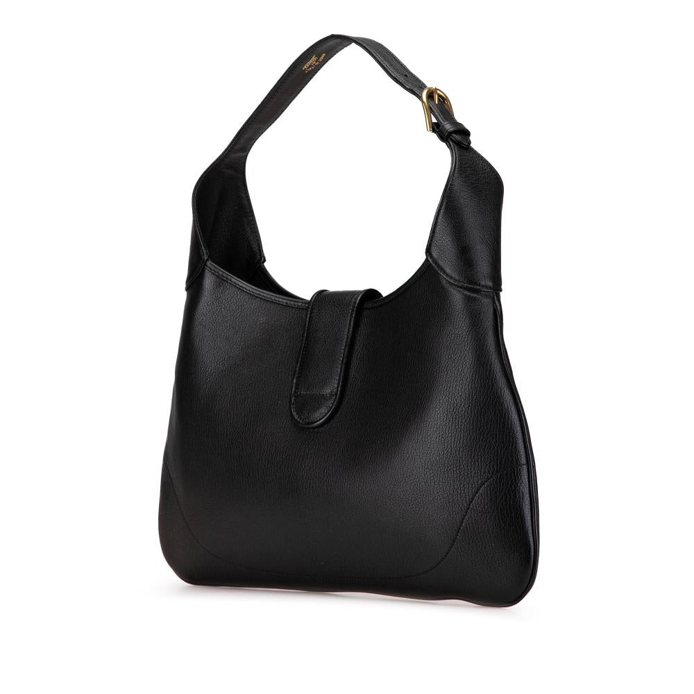 Black Leather Gucci Shoulder Bag