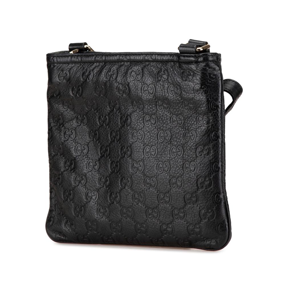 Black Leather Gucci Crossbody Bag