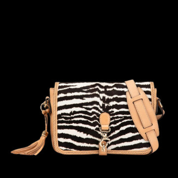 Black Pony Hair Gucci Crossbody Bag
