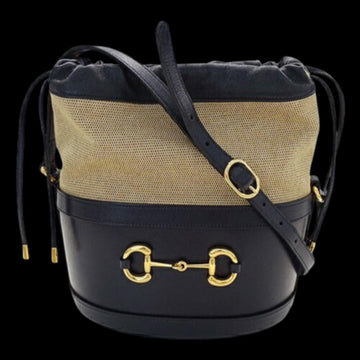 Blue Leather Gucci Crossbody Bag