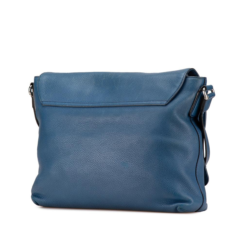 Blue Leather Gucci Crossbody Bag
